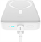Внешний аккумулятор с беспроводной зарядкой Baseus Magnetic Mini Wireless Fast Charge Power Bank PPCXM1030 10000mAh 30W белый 6932172627973