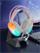 Игровые наушники проводные с rgb подсветкой HOCO W109 Rich gaming белый 6942007609012