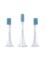 Сменные насадки для электрической зубной щетки Mijia T300 T500 Sensitive toothbrush head MBS301 3 шт белые 6934177710339 - фото 31560