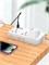 Сетевой фильтр удлинитель Hoco AC8A 3 розетки 3 USB 1 Type-C 2500W 1.5м белый 6942007600101