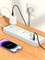 Сетевой фильтр удлинитель Hoco AC13A 5 розеток 3 USB 1 Type-C 2500w 1.5м белый 6942007607148