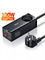 Сетевой фильтр удлинитель 1.5 метра Baseus PowerCombo GAN Charger Desktop PowerStrip AC+2U+2C 100W EU + Кабель Type-C-Type-C PD100W 1м (CCGAN100-1ACE) PSZM000401 черный 6932172604233 - фото 33346