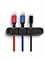 Магнитный органайзер держатель для проводов Baseus Peas Cable Clip ACWDJ-01 черный 6953156254978 - фото 33635