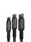 Кабель Baseus Tungsten 3 в 1 CAMLTWJ-01 3.5 А 1.5 метра черный 6953156204973