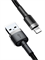 Кабель Baseus Cafule USB - Lightning 1м черный/серый (CALKLF-BG1) 6953156274976 - фото 35188