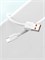 Кабель для быстрой зарядки Xiaomi Fast Charging 6A USB-A - USB-C data cabel 2м BHR9161CN белый 6941812798805