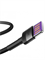 Кабель Baseus Cafule HW Quick Charging Data cable USB - Type-C 5A 40W CATKLF-PG1 1 метр черный/серый 6953156293564