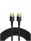 Кабель Baseus Cafule 4K HDMI - 4K HDMI CADKLF-E01 1м черный 6953156218185 - фото 36666