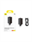 Сетевое зарядное устройство Baseus GaN6 Pro Fast Charger 2C+2U 100W P10162705112-00 CCGAN100E6 с кабелем C+C черный 6932172644505