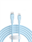 Кабель Baseus Pudding Series Fast Charging  Type-C - Lightning 20W 2м P10355701311-01 голубой 6932172634278 - фото 37361