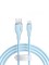 Кабель Baseus Pudding Series Fast Charging  Type-C - Lightning 2.4A 2м P10355700311-01 голубой 6932172634193 - фото 38155