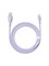 Кабель Baseus Pudding Series Fast Charging  USB - Lightning 2.4A 2м P10355700511-01 фиолетовый 6932172634162