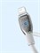 Кабель Baseus Pudding Series Fast Charging USB - Lightning 2.4A 2м P10355700221-01 белый 6932172634179