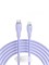 Кабель Baseus Pudding Series Fast Charging  Type-C - Lightning 2.4A 1.2м P10355701511-00 фиолетовый 6932172634209 - фото 38299