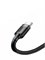 Кабель Baseus Cafule USB - Type-C 2А 3м черный/серый (CATKLF-UG1) 6953156296343