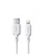 Кабель Baseus Silky USB - Lightning 2.4A 2м P10377702213-01 CB000115 Белый 6932172668785 - фото 38536
