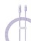 Кабель Baseus Gem Purely Lucent Type-C - Type-C 100W 2m P10373000511-01 CB000092 Фиолетовый 6932172658823