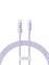 Кабель Baseus Gem Purely Lucent Type-C - Type-C 100W 2m P10373000511-01 CB000092 Фиолетовый 6932172658823