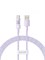 Кабель Baseus Gem Purely Lucent USB - Type-C 100W 2m P10373002511-01 CB000094 Фиолетовый 6932172658700