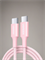 Кабель для зарядки UGREEN L502 (65252) 100W USB-C to USB-C PD Fast Charging Braided Cable 5A Max 2 метра, розовый 6941876262526
