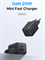Сетевое зарядное устройство UGREEN X514 (65737) 20W 2-Port USB-C +USB GaN Fast Charger EU черный 6941876267378