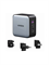 Сетевое зарядное устройство UGREEN Nexode 65Вт GaN CD296 (90409) USB-A+2*USB-C (3 порта) со сменными вилками серый 6957303894093
