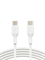 Кабель для зарядки Belkin BoostCharge 60W PD USB-C - USB-C Cable CAB003bt2MWH 2 метра, белый 745883788262