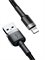 Кабель для зарядки iPhone Baseus Cafule USB - Lightning 2A 3м CALKLF-RG1 черный/серый 6953156296305