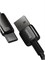 Кабель Baseus Tungsten Gold Fast Charging Data Cable Type-C - USB 100W 2м CAWJ000101 CB000026 черный 6932172618094