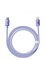 Кабель Baseus Crystal Shine Series Fast Charging USB Type-C - Lightning 20W 2м CAJY000305 Фиолетовый 6932172602796