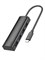 Разветвитель хаб 4 в 1 usb type c Hoco HB41 Черный 6942007615181