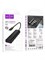 Разветвитель хаб 4 в 1 usb type c Hoco HB41 Черный 6942007615181