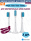 Сменные насадки для электрической зубной щетки Mijia T300 T500 Sensitive toothbrush head MBS301 3 шт белые 6934177710339