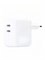 Сетевое зарядное устройство Apple 35W 2хUSB-C Power Adapter для iPhone iPad iPod A2676 MW2K3ZM/A белый 195949376733