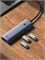 Разветвитель хаб usb-концентратор Baseus 4 в 1 USB 3.0 BS-OH108 B0005280B811-09 Серый 6932172653347