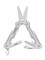 Мультитул EDC ножницы NexTool Micro Sailor Scissors S0 NE20417A серебристый 6973907633043