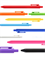 Ручки гелевые цветные автоматические для школы набор 10 цветов Xiaomi KACO Pure Plastic Gel Ink Pen K1015 6958961214049