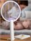 Электрическая мухобойка с подсветкой Qualitell Electric Mosquito Swatter C3 ZSC230911  белый 6972040152381